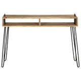 Vidaxl wandtafel 115x35x76 cm massief mangohout