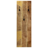 Vidaxx Wandgarderoben 2 Stück 36x110x3 cm massives Mangoholz