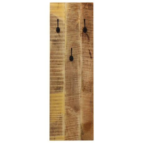 Vidaxx Wandgarderoben 2 Stück 36x110x3 cm massives Mangoholz