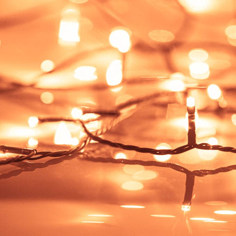 Vidaxl Lichtkabel mit 400 LEDs mit 8 leichten Effekten 40 M warmes Weiß