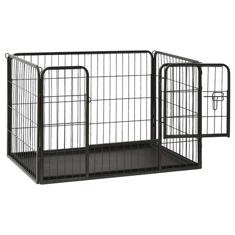 VIDAXL PUPPYREN 91.5x59x61 cm Stahl