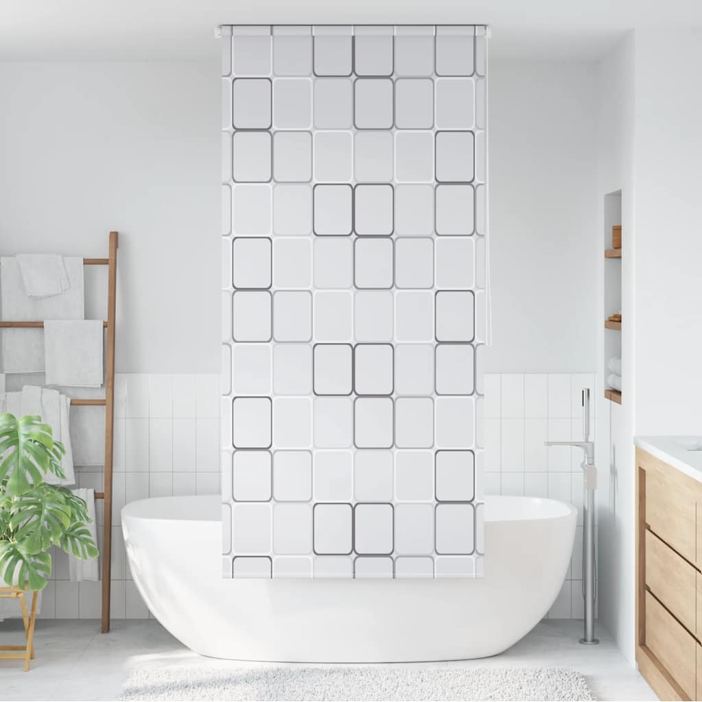 Vidaxl Roller Blind für Dusche 100x240 cm Quadrat