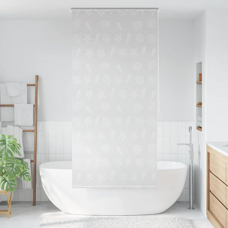 Vidaxl Roller Blind für Dusche 100x240 cm Seestern