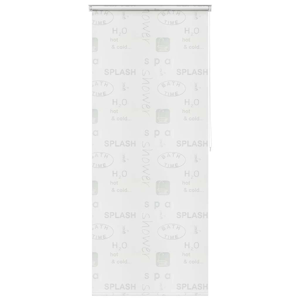 Vidaxl Roller Blind für Dusche 100x240 cm Spritzer