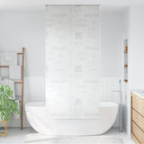 Vidaxl Roller Blind für Dusche 120x240 cm Spritzer