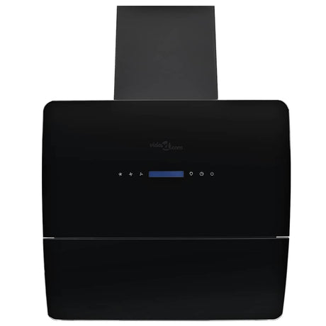 Vidaxl Wandextraktionshaube 756 m³ U 60 cm Edelstahl schwarz