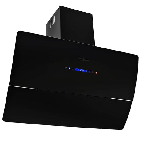 Vidaxl Wandextraktionshaube 756 m³ U 90 cm Edelstahl schwarz