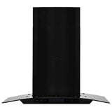 Vidaxl Wandextraktionshaube 756 m³ U 60 cm Edelstahl schwarz