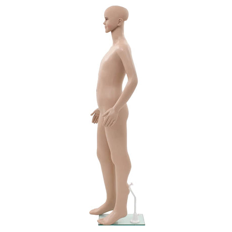 Vidaxl Estalage Doll Kind mit Glasfuß 140 cm Beige