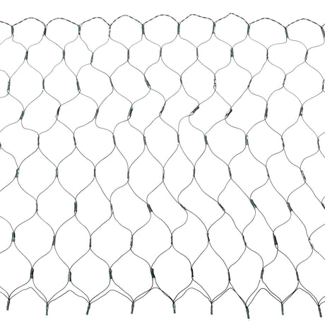Vidaxl led net donkergroen