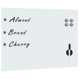 Vidaxx Wand-Whiteboard magnetisch 80x60 cm Glas