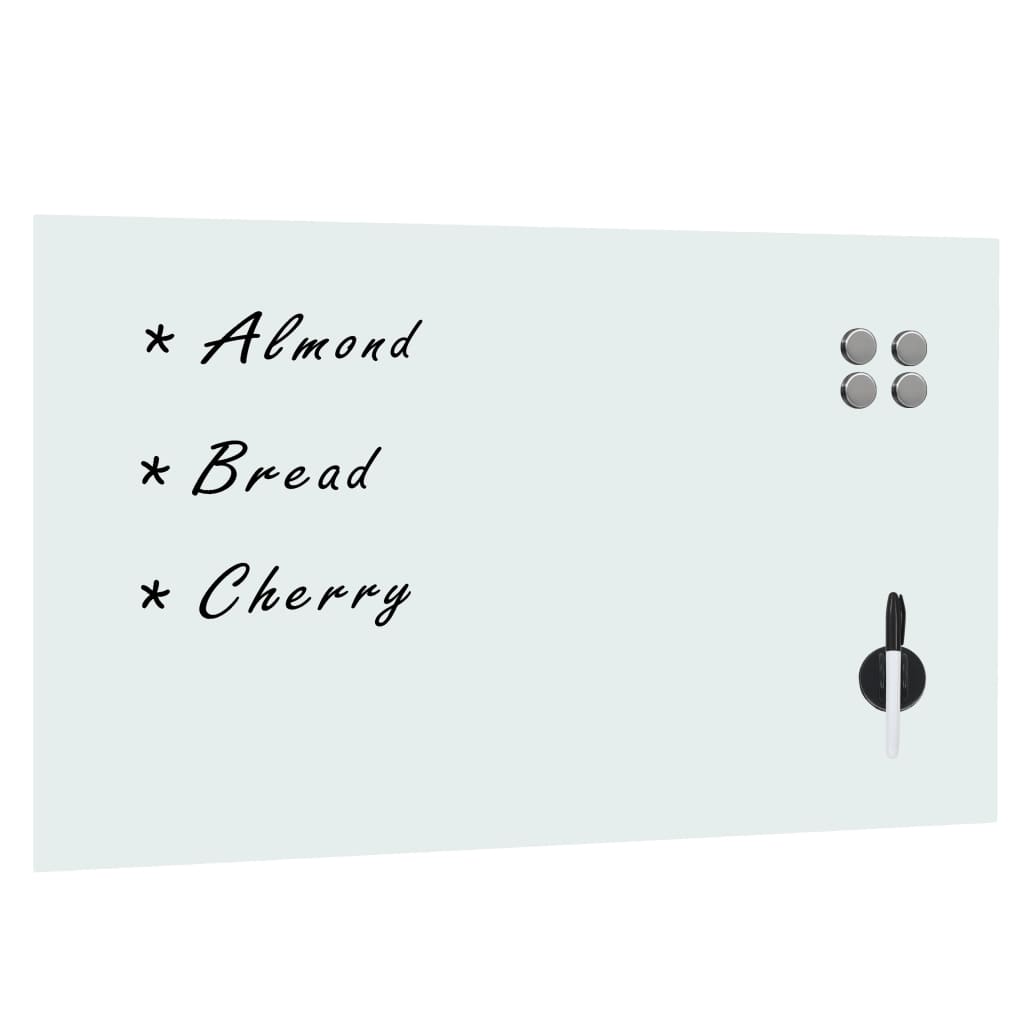 Vidaxx Wand-Whiteboard magnetisch 100x60 cm Glas