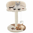 Vidaxl -Katzenkratzerpfosten mit Sisal -Kratzer nach 40 cm Beige und braun