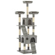 Vidaxl Cat Scraping Post mit Sisal -Kratzern 170 cm Grau