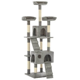 Vidaxl Cat Scraping Post mit Sisal -Kratzern 170 cm Grau