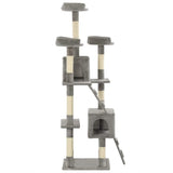 Vidaxl Cat Scraping Post mit Sisal -Kratzern 170 cm Grau