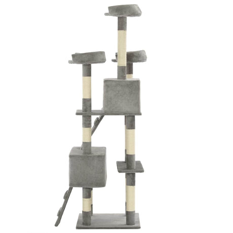 Vidaxl Cat Scraping Post mit Sisal -Kratzern 170 cm Grau