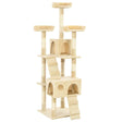 Vidaxl Cat Scraping Post mit Sisal -Kratzern 170 cm Beige
