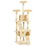 Vidaxl Cat Scraping Post mit Sisal -Kratzern 170 cm Beige
