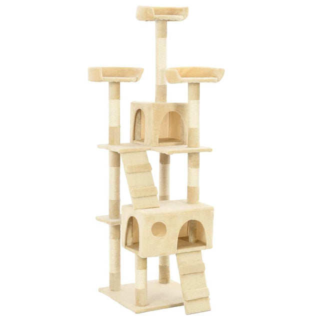 Vidaxl Cat Scraping Post mit Sisal -Kratzern 170 cm Beige