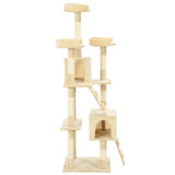 Vidaxl Cat Scraping Post mit Sisal -Kratzern 170 cm Beige