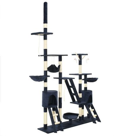 Vidaxl-Katzenkratzerpfosten mit Sisal-Kratzerpfosten 230-250 cm blau