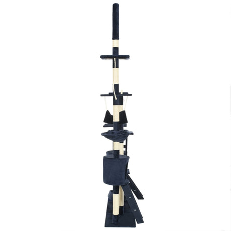Vidaxl-Katzenkratzerpfosten mit Sisal-Kratzerpfosten 230-250 cm blau