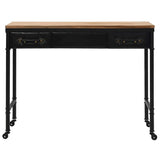 Vidaxl wandtafel 100x33,5x80 cm mdf en vurenhout