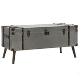 Vidaxl salontafel 102x51x47,5 cm mdf en aluminium