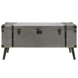Vidaxl salontafel 102x51x47,5 cm mdf en aluminium