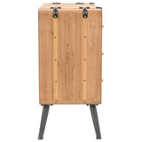 Vidaxl ladekast 91x35x73 cm massief vurenhout
