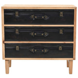 Vidaxl ladekast 80x36x75 cm massief vurenhout