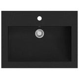 Vidaxl Washbeer 600x450x120 mm Granit schwarz