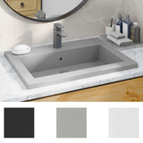 Vidaxl Washbeer 600x450x120 mm Granitgrau