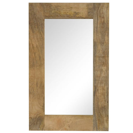 Vidaxl Mirror 50x80 cm Festes Mangoholz