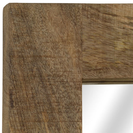 Vidaxl Mirror 50x80 cm Festes Mangoholz
