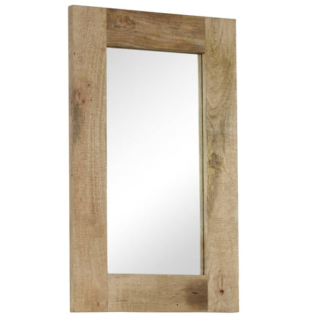 Vidaxl Mirror 50x80 cm Festes Mangoholz