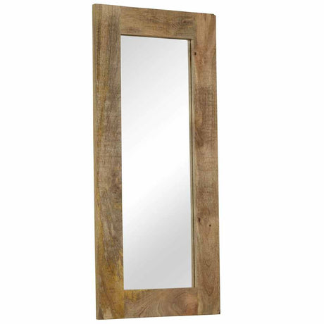 Vidaxl Mirror 50x110 cm Festes Mangoholz