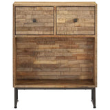 Vidaxl dressoir 60x30x75 cm gerecycled teakhout