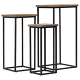 Vidaxl plantentafelset gerecycled teakhout 3-delig