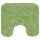 Vidaxl Bademattierungs-Set Fabric Green 3-Stück