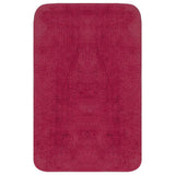 Vidaxl Bademattierung Set Fabric Fuchsia 3-Stück