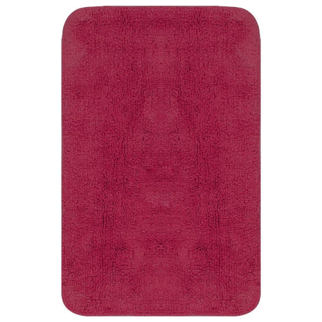 Vidaxl Bademattierung Set Fabric Fuchsia 3-Stück