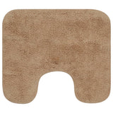 Vidaxl Bademattierungsset von Stoff Beige 2-Parts