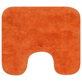 Vidaxl Bademattierungs-Set Fabric Orange 2-Teile