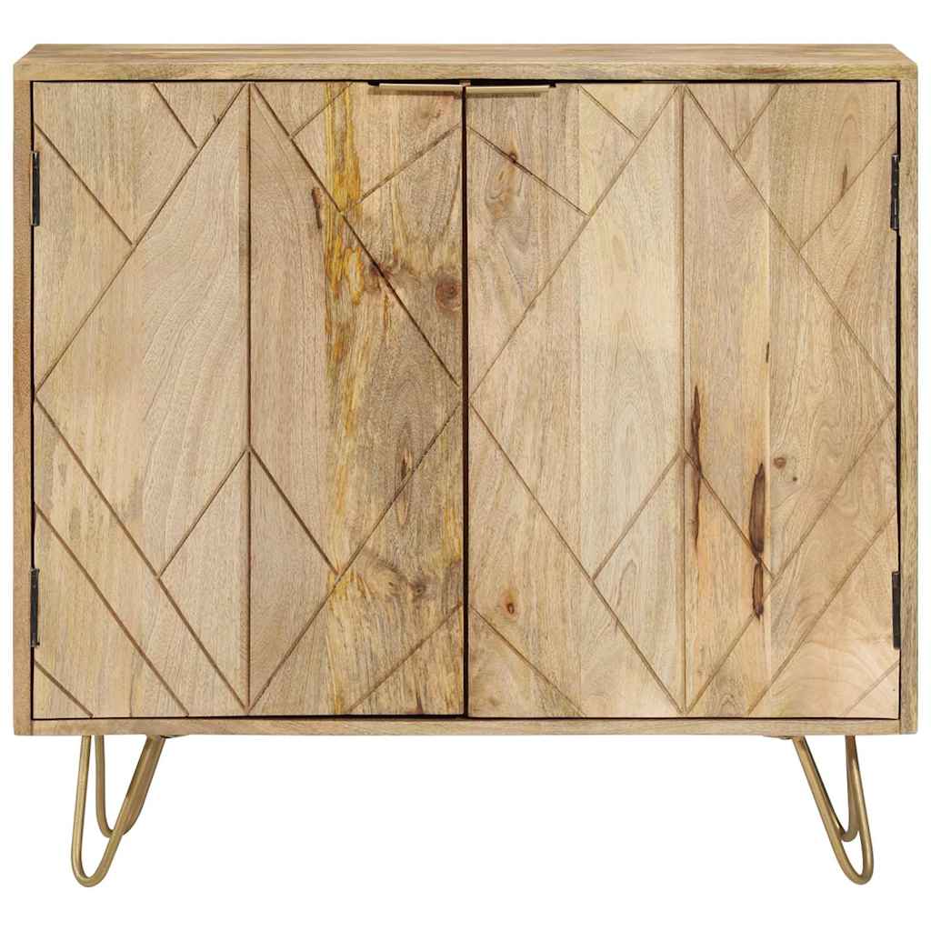 Vidaxl dressoir 80x30x75 cm massief mangohout