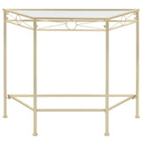 Vidaxl bijzettafel in vintage stijl 87x34x73 cm metaal goud