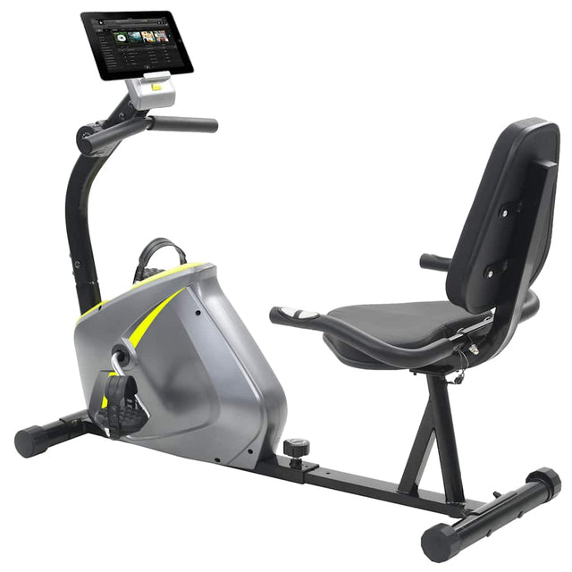 VIDAXL Lügen Fahrrad -Trainingfahrrad Magnetisch mit Herzfrequenzmesser