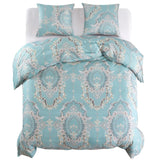 Vidaxl Duvet Crossing Set Classic Design 200x220 60x70 cm Blau