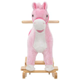 Vidaxl Hobbeldier Pferd 65x32x58 cm Plüsch Pink
